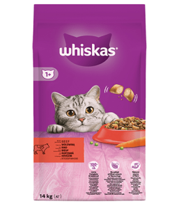Whiskas Biftekli ve Sebzeli 14 kg Yetişkin Kedi Maması