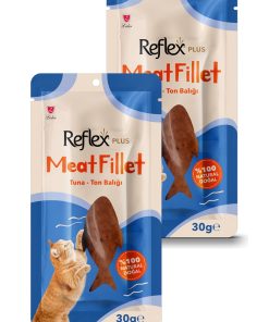 Reflex Plus Meat Fillet Ton Balığı Fileto 30 gr Ödül Maması 2 li Paket
