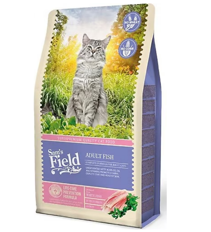 Sam's Field Balıklı 2.5 kg Yetişkin Kedi Maması