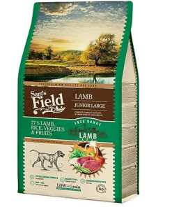 Sam 's Field Hypoallergenic Düşük Tahıllı Kuzu Etli 13 kg Büyük Irk Yavru Köpek Maması