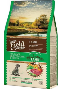 Sam's Field Hypoallergenic Düşük Tahıllı Kuzu Etli 13 kg Yavru Köpek Maması