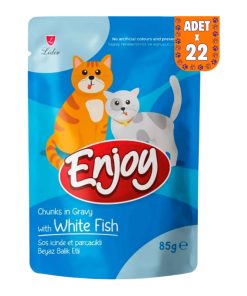 Enjoy  Somonlu Kedi Yaş Maması Pouch 22X85 gr