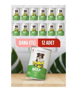 King  Dana Etli Köpek Konservesi 400 gr x 12 Adet