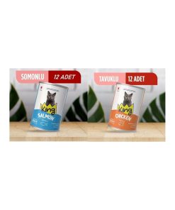 King Karışık Kedi Konservesi 400 gr 24 Adet